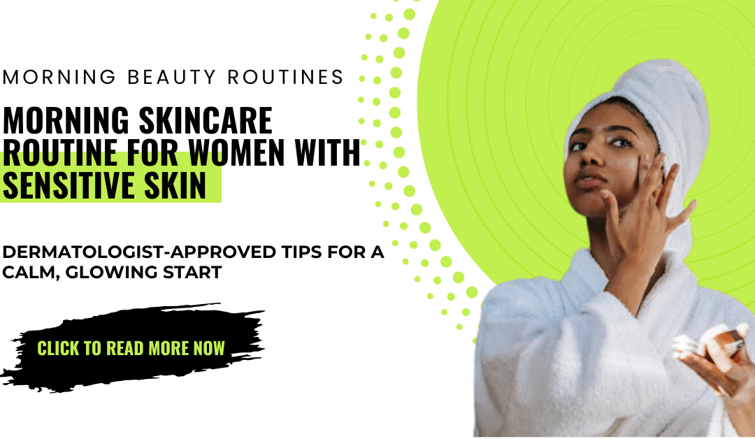 Daily Morning Skincare Routine for Women with Sensitive Skin